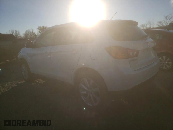 2014 Mitsubishi Outlander Sport ES with VIN 4A4AP3AU3EE011807, listed as a Copart auction lot 48024665 with 142,478 mi miles and Salvage Title. Bid and sale history available at carsss.com. Image 2.
