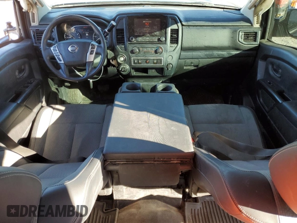2021 Nissan Titan S with VIN 1N6AA1EC6MN529887, listed as a Copart auction lot 41435545 with 65,479 mi miles and Salvage title. Bid and sale history available at DreamBid. Image 8.