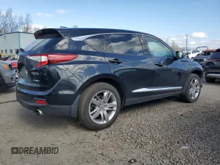 2021 Acura RDX w/Advance Package with VIN 5J8TC2H75ML009316, listed as a Copart auction lot 48187235 with 49,813 mi miles and Salvage Title. Bid and sale history available at carsss.com. Image 3.
