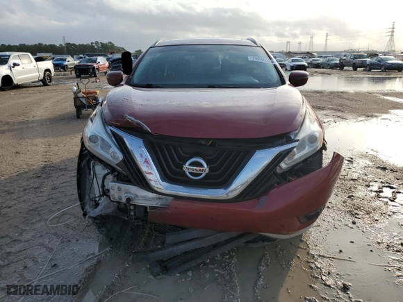 2016 Nissan Murano SL with VIN 5N1AZ2MG5GN159795, listed as a Copart auction lot 79245384 with 107,939 mi miles and Salvage Title. Bid and sale history available at carsss.com. Image 5.