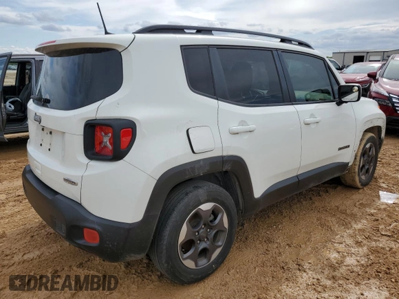 2018 Jeep Renegade Latitude with VIN ZACCJABH6JPH81296, listed as a Copart auction lot 51078495 with 160,026 mi miles and Clean title. Bid and sale history available at DreamBid. Image 3.