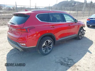 2020 Hyundai Santa Fe Limited with VIN 5NMS5CAA7LH222221, listed as a IAAI auction lot 41775537 with 64,519 mi miles. Bid and sale history available at carsss.com. Image 4.
