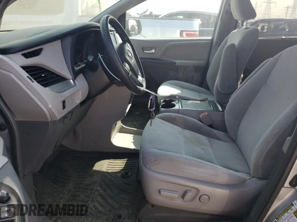 2017 Toyota Sienna LE with VIN 5TDJZ3DC1HS158937, listed as a Copart auction lot 70856204 with 110,572 mi miles and Salvage title. Bid and sale history available at DreamBid. Image 7.