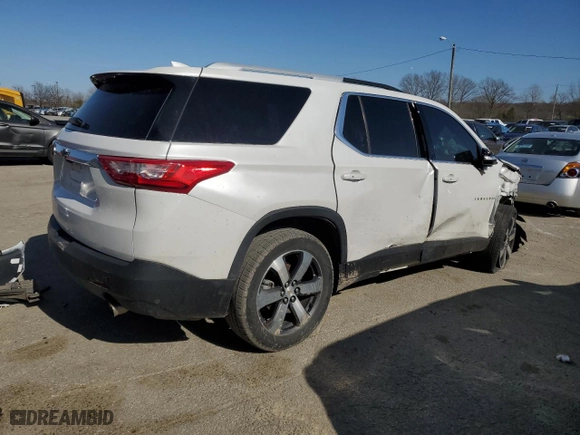 2018 Chevrolet Traverse LT Leather with VIN 1GNERHKW1JJ127435, listed as a Copart auction lot 49486075 with 95,714 mi miles and Salvage Title. Bid and sale history available at carsss.com. Image 3.