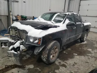 2006 Dodge Dakota SLT with VIN 1D7HW48N06S510568, listed as a Copart auction lot 43756295 with 0 mi miles and Salvage Title. Bid and sale history available at carsss.com. Image 1.