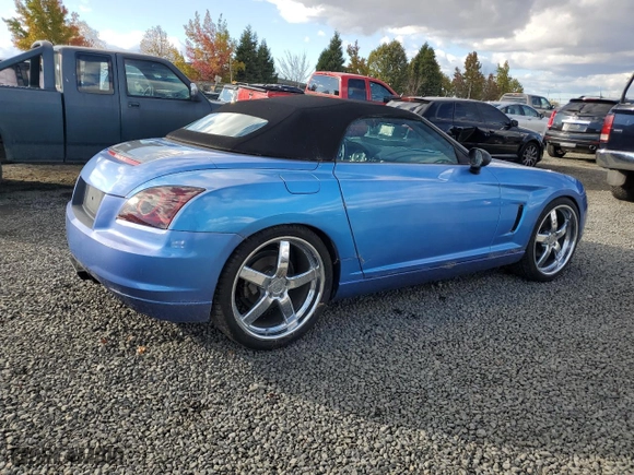 2005 Chrysler Crossfire Limited with VIN 1C3AN65L05X050475, listed as a Copart auction lot 74121094 with 45,616 mi miles and Clean Title. Bid and sale history available at carsss.com. Image 3.