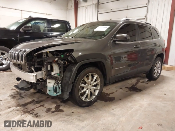 2018 Jeep Cherokee Limited with VIN 1C4PJMDX7JD535623, listed as a IAAI auction lot 41824338 with 99,992 mi miles. Bid and sale history available at carsss.com. Image 2.