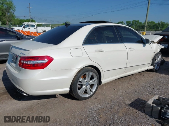 2012 Mercedes-Benz E 350 Luxury with VIN WDDHF8JB7CA601894, listed as a IAAI auction lot 42128317 with 68,735 mi miles and . Bid and sale history available at carsss.com. Image 4.