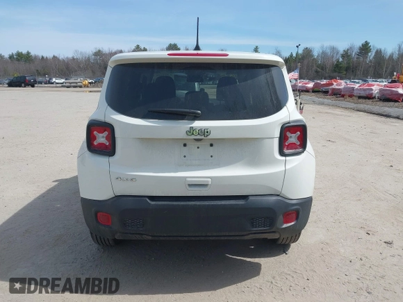 2023 Jeep Renegade Upland with VIN ZACNJDB19PPP67153, listed as a IAAI auction lot 42058104 with 26,173 mi miles. Bid and sale history available at carsss.com. Image 16.