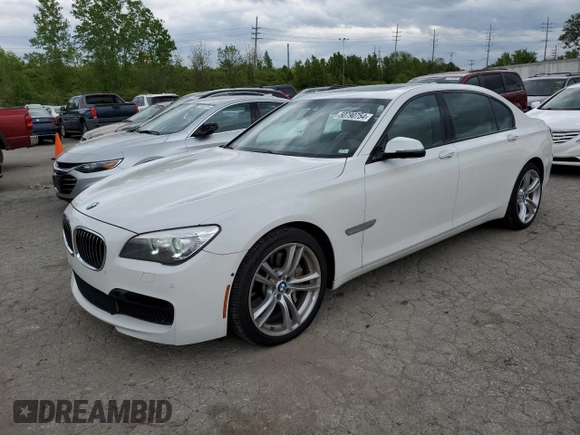 2014 BMW 7 Series ALPINA B7 xDrive with VIN WBAYF8C57ED142575, listed as a Copart auction lot 50790754 with 95,676 mi miles and Salvage Title. Bid and sale history available at DreamBid. Image 1.