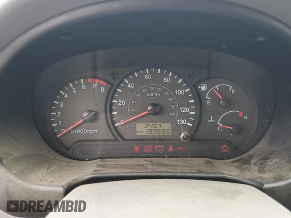 2004 Hyundai Accent GL z VIN KMHCG45C94U574027, wystawiony jako Copart lot #57463905 z przebiegiem 139 595 mil mil oraz Szkoda całkowita • Salvage title. Historia ofert i sprzedaży dostępna na DreamBid. Obrazek 9.