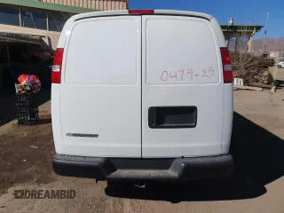2017 Chevrolet Express Cargo Van with VIN 1GCWGAFG5H1243891, listed as a Copart auction lot 45595015 with 140,260 mi miles and Salvage Title. Bid and sale history available at carsss.com. Image 6.