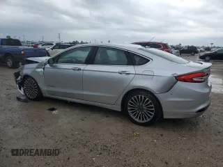 2018 Ford Fusion Hybrid Titanium with VIN 3FA6P0RU1JR181886, listed as a Copart auction lot 46742873 with 86,822 mi miles. Bid and sale history available at carsss.com. Image 2.
