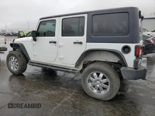 2018 Jeep Wrangler JK Unlimited Sport S with VIN 1C4BJWDG3JL889960, listed as a Copart auction lot 82630904 with 125,427 mi miles and Clean Title. Bid and sale history available at carsss.com. Image 2.