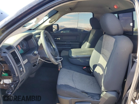 2012 Ram 1500 Express with VIN 3C6JD7AT6CG172387, listed as a Copart auction lot 44450645 with 67,277 mi miles and Salvage Title. Bid and sale history available at carsss.com. Image 7.