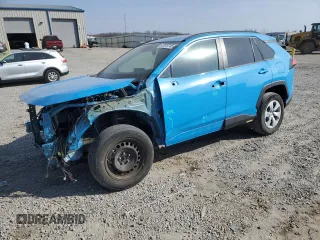 2019 Toyota RAV4 LE with VIN 2T3K1RFV6KW044628, listed as a Copart auction lot 47576745 with 21,388 mi miles and Salvage Title. Bid and sale history available at carsss.com. Image 1.