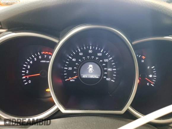 2015 Kia Optima LX with VIN KNAGM4A77F5531369, listed as a Copart auction lot 52251285 with 118,524 mi miles and Salvage Title. Bid and sale history available at carsss.com. Image 9.
