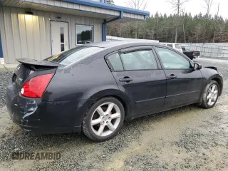 2005 Nissan Maxima 3.5 SE with VIN 1N4BA41E45C827163, listed as a Copart auction lot 84108174 with 0 mi miles and Salvage Title. Bid and sale history available at carsss.com. Image 3.