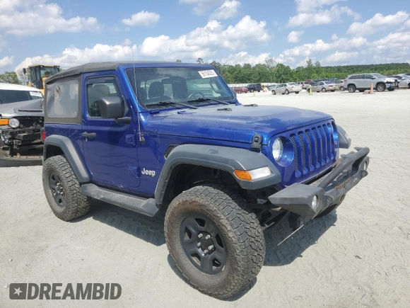 2018 Jeep Wrangler Sport z VIN 1C4GJXAG6JW271501, wystawiony jako Copart lot #56104535 z przebiegiem 88 722 mil mil oraz Szkoda całkowita • Salvage title. Historia ofert i sprzedaży dostępna na DreamBid. Obrazek 4.