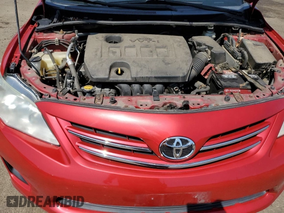 2013 Toyota Corolla L with VIN 5YFBU4EEXDP210478, listed as a Copart auction lot 52406275 with 113,395 mi miles and Salvage Title. Bid and sale history available at carsss.com. Image 11.