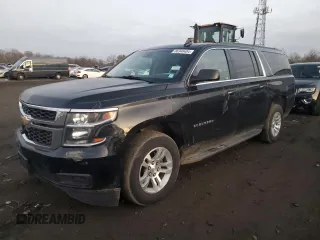 2017 Chevrolet Suburban LT with VIN 1GNSKHKC2HR230291, listed as a Copart auction lot 86348484 with 0 mi miles and Salvage Title. Bid and sale history available at carsss.com. Image 1.