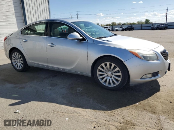 2013 Buick Regal Turbo Premium 1 с VIN 2G4GS5EVXD9222594, выставлен на аукционе Copart как лот 54777385 с пробегом 134 908 миль миль и Списание • Salvage title. История ставок и продаж доступна на DreamBid. Изображение 4.