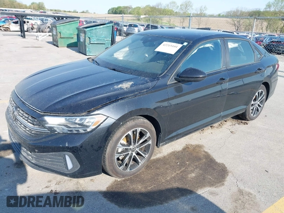 2023 Volkswagen Jetta Sport with VIN 3VWBM7BU2PM022530, listed as a IAAI auction lot 42215101 with 7,455 mi miles and . Bid and sale history available at DreamBid. Image 17.