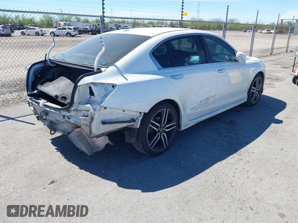 2016 Honda Accord Touring with VIN 1HGCR3F93GA024342, listed as a IAAI auction lot 41748591 with 95,253 mi miles and . Bid and sale history available at DreamBid. Image 4.
