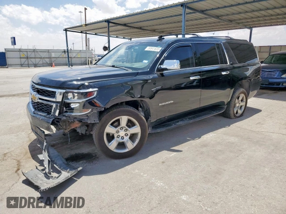 2015 Chevrolet Suburban LS z VIN 1GNSCHKC2FR707277, wystawiony jako Copart lot #59541635 z przebiegiem 198 876 mil mil oraz Szkoda całkowita • Salvage title. Historia ofert i sprzedaży dostępna na DreamBid. Obrazek 1.