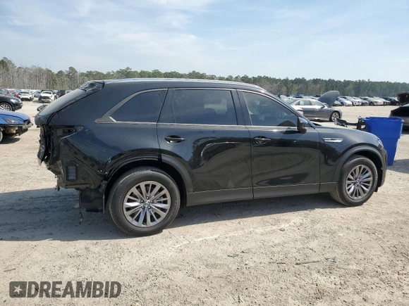 2025 Mazda CX-90 Preferred with VIN JM3KKBHD1S1208382, listed as a Copart auction lot 49275765 with 15,200 mi miles and Salvage title. Bid and sale history available at DreamBid. Image 3.
