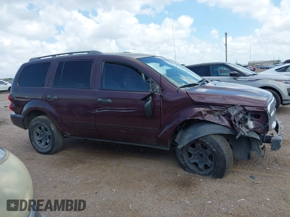 2004 Dodge Durango SLT with VIN 1D4HD48N34F138801, listed as a IAAI auction lot 42565094 with 123,220 mi miles and . Bid and sale history available at DreamBid. Image 13.