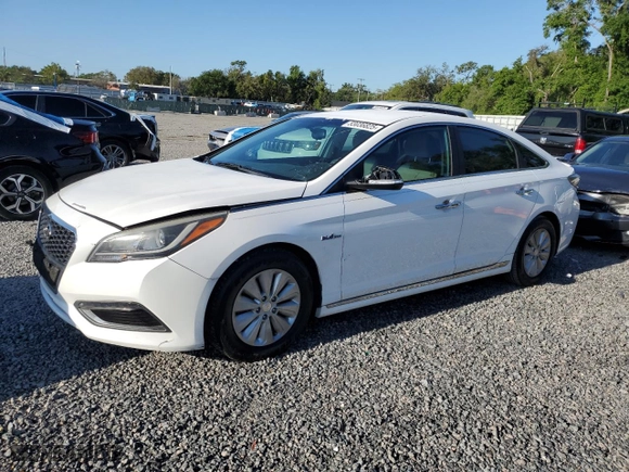 2016 Hyundai Sonata Hybrid SE with VIN KMHE24L14GA022904, listed as a Copart auction lot 53036825 with 115,960 mi miles and Clean Title. Bid and sale history available at carsss.com. Image 1.
