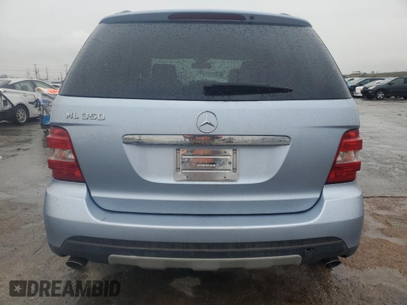 2006 Mercedes-Benz M 350 with VIN 4JGBB86E46A087128, listed as a Copart auction lot 47668055 with 97,098 mi miles and Salvage Title. Bid and sale history available at DreamBid. Image 6.