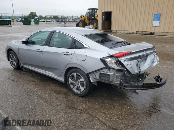 2020 Honda Civic LX with VIN 19XFC2F63LE026869, listed as a Copart auction lot 58776935 with 60,507 mi miles and Salvage title. Bid and sale history available at DreamBid. Image 2.