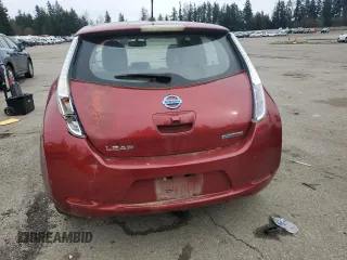 2012 Nissan LEAF SL with VIN JN1AZ0CP5CT017885, listed as a Copart auction lot 48780335 with 56,663 mi miles and Clean Title. Bid and sale history available at carsss.com. Image 6.