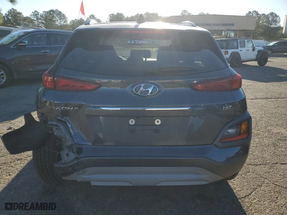 2019 Hyundai Kona Ultimate with VIN KM8K53A5XKU262024, listed as a Copart auction lot 49242315 with 112,409 mi miles and Salvage Title. Bid and sale history available at carsss.com. Image 6.