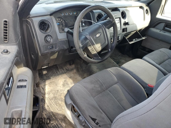 2014 Ford F-150 XL with VIN 1FTMF1CM2EKD70205, listed as a Copart auction lot 43963335 with 214,912 mi miles and Salvage title. Bid and sale history available at DreamBid. Image 8.