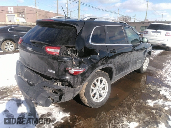 2018 Jeep Cherokee Latitude Tech Connect with VIN 1C4PJMCB5JD580985, listed as a IAAI auction lot 41530501 with 75,858 mi miles and . Bid and sale history available at DreamBid. Image 4.