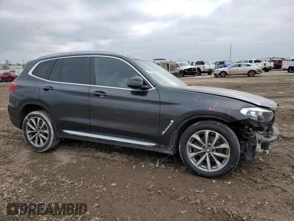 2019 BMW X3 sDrive30i with VIN 5UXTR7C51KLR46420, listed as a Copart auction lot 45377035 with 114,191 mi miles and Salvage Title. Bid and sale history available at carsss.com. Image 4.