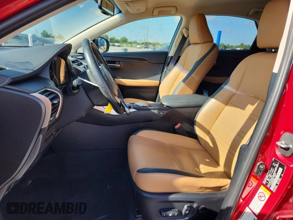2017 Lexus NX 200t with VIN JTJYARBZ3H2052509, listed as a Copart auction lot 61944605 with 144,477 mi miles and Salvage title. Bid and sale history available at DreamBid. Image 7.