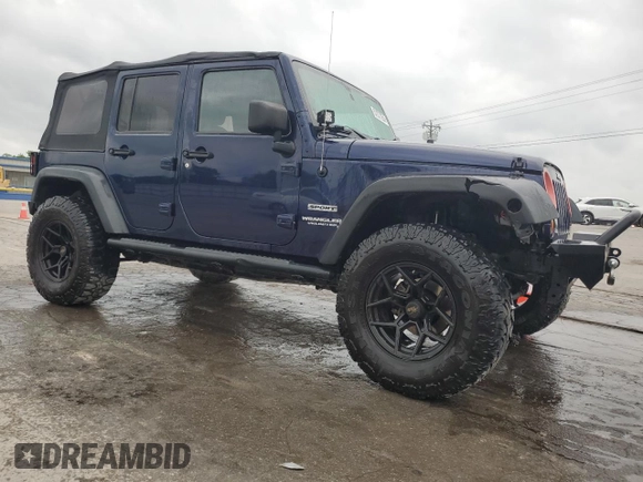 2013 Jeep Wrangler Unlimited Sport с VIN 1C4BJWDGXDL521666, выставлен на аукционе Copart как лот 57277255 с пробегом 158 793 миль миль и Списание • Salvage title. История ставок и продаж доступна на DreamBid. Изображение 4.