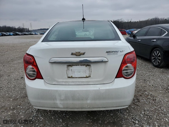 2016 Chevrolet Sonic LT with VIN 1G1JC5SH4G4159613, listed as a Copart auction lot 44979615 with 141,318 mi miles and Salvage Title. Bid and sale history available at carsss.com. Image 6.