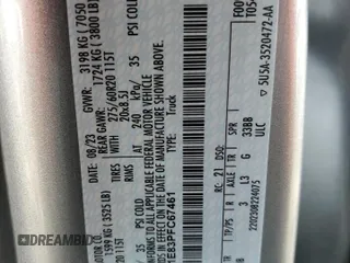 2023 Ford F-150 XL with VIN 1FTFW1E83PFC67461, listed as a Copart auction lot 81063714 with 10,498 mi miles and Salvage Title. Bid and sale history available at carsss.com. Image 12.