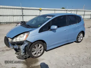 2010 Honda Fit Sport with VIN JHMGE8H40AC027817, listed as a Copart auction lot 63510835 with 145,792 mi miles and Salvage title. Bid and sale history available at DreamBid. Image 1.