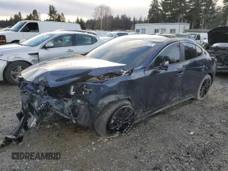 2023 Mazda 3 S Carbon Edition with VIN 3MZBPACM2PM364725, listed as a Copart auction lot 86698474 with Not provided miles and Salvage title. Bid and sale history available at DreamBid. Image 1.