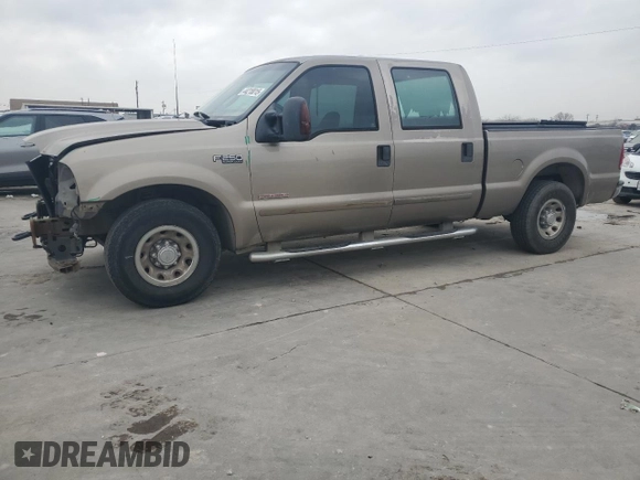 2003 Ford F-250 XL с VIN 1FTNW20P73EB82199, выставлен на аукционе Copart как лот 44218015 с пробегом Не указан миль и Списание • Salvage title. История ставок и продаж доступна на DreamBid. Изображение 1.
