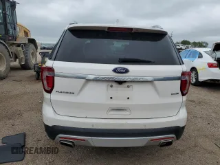 2017 Ford Explorer Platinum with VIN 1FM5K8HT0HGC84337, listed as a Copart auction lot 64239935 with 74,400 mi miles and Salvage title. Bid and sale history available at DreamBid. Image 6.