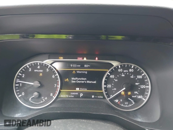 2023 Nissan Pathfinder SV with VIN 5N1DR3BA0PC259347, listed as a IAAI auction lot 42521314 with 44,370 mi miles and . Bid and sale history available at DreamBid. Image 7.