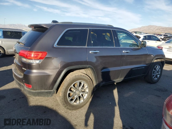 2015 Jeep Grand Cherokee Limited with VIN 1C4RJFBG6FC628430, listed as a Copart auction lot 46475355 with 90,266 mi miles and Salvage Title. Bid and sale history available at carsss.com. Image 3.