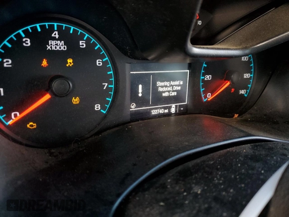 2016 Chevrolet Colorado 2WD WT with VIN 1GCHSBE37G1274585, listed as a Copart auction lot 83232874 with 122,740 mi miles and Salvage Title. Bid and sale history available at DreamBid. Image 9.